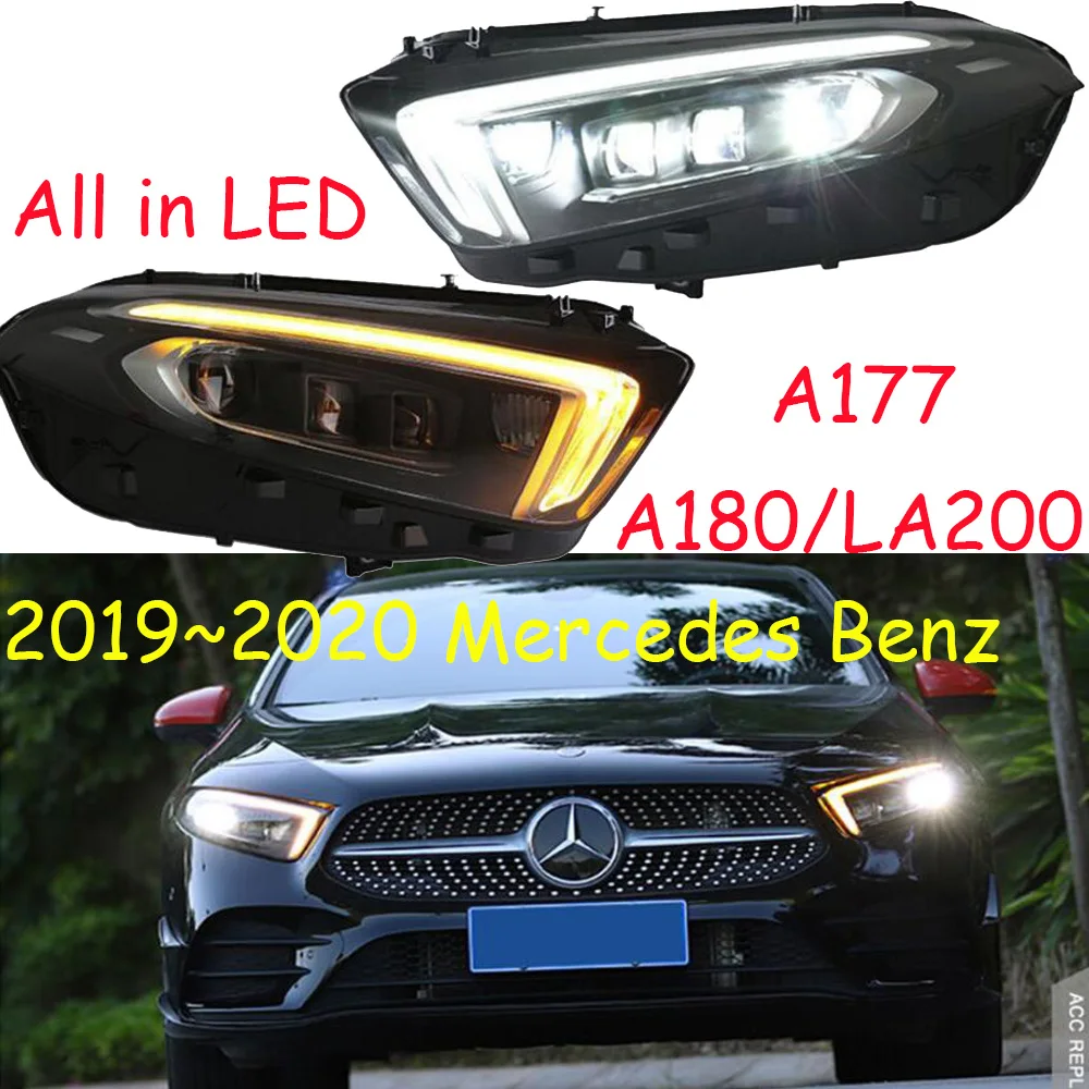 Original 2019~2020y car bumper head light for Mercedes Benz W177 headlight A200 A180 car accessories LED DRL for W177 headlamp