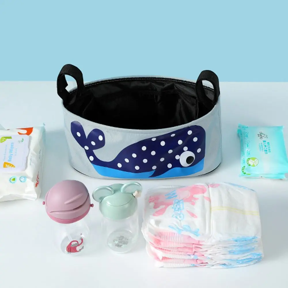 Convenient Cute Diaper Storage Bags Animal Mummy Baby Bottle Cup Bag Storage Bag Stroller Accessories Hanging Pushchair Bag