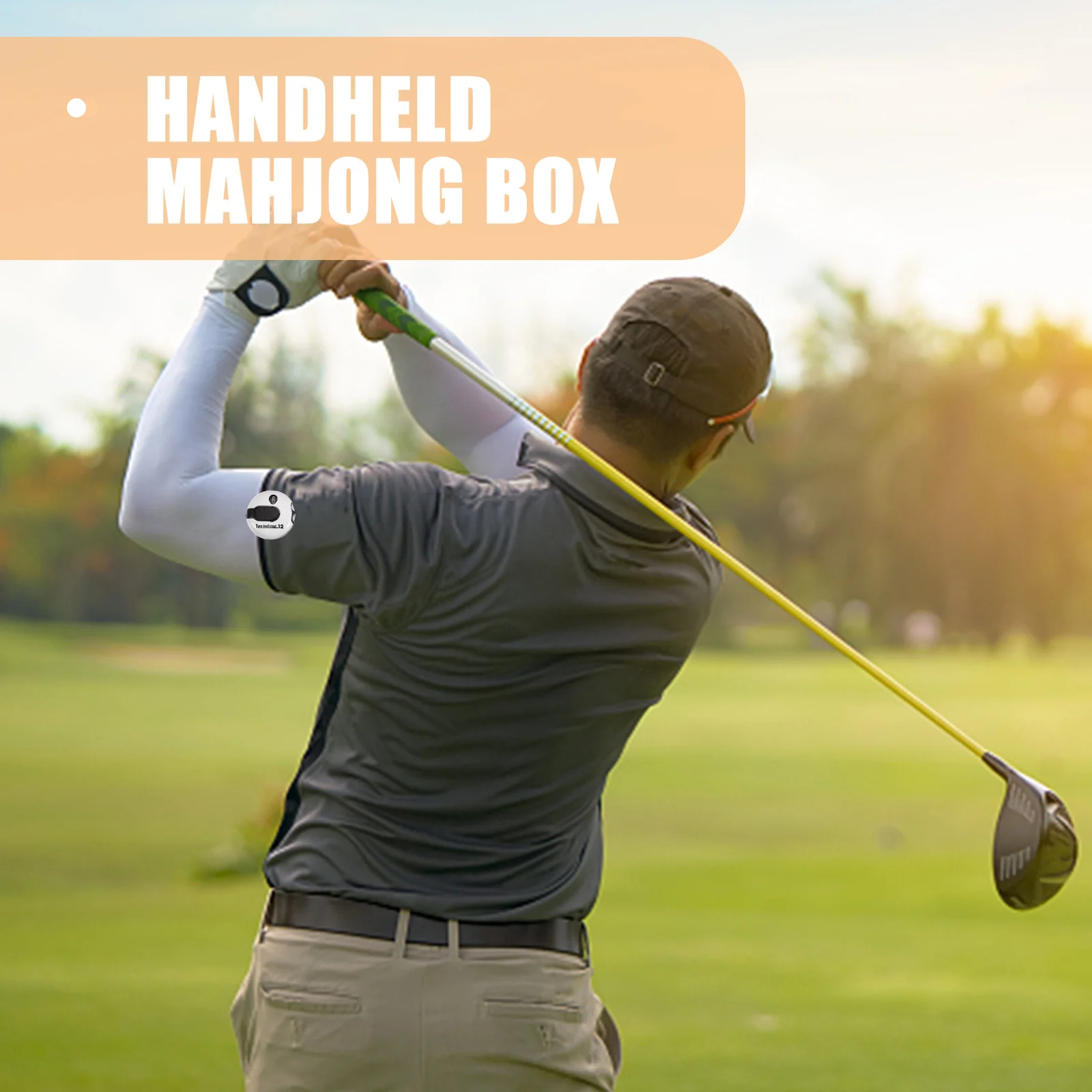 

1pc Golf Score Counter Mini Portable Plastic Scoring Device Clip Design For Hats Belts Bags Lightweight Golfing Accessory Tool