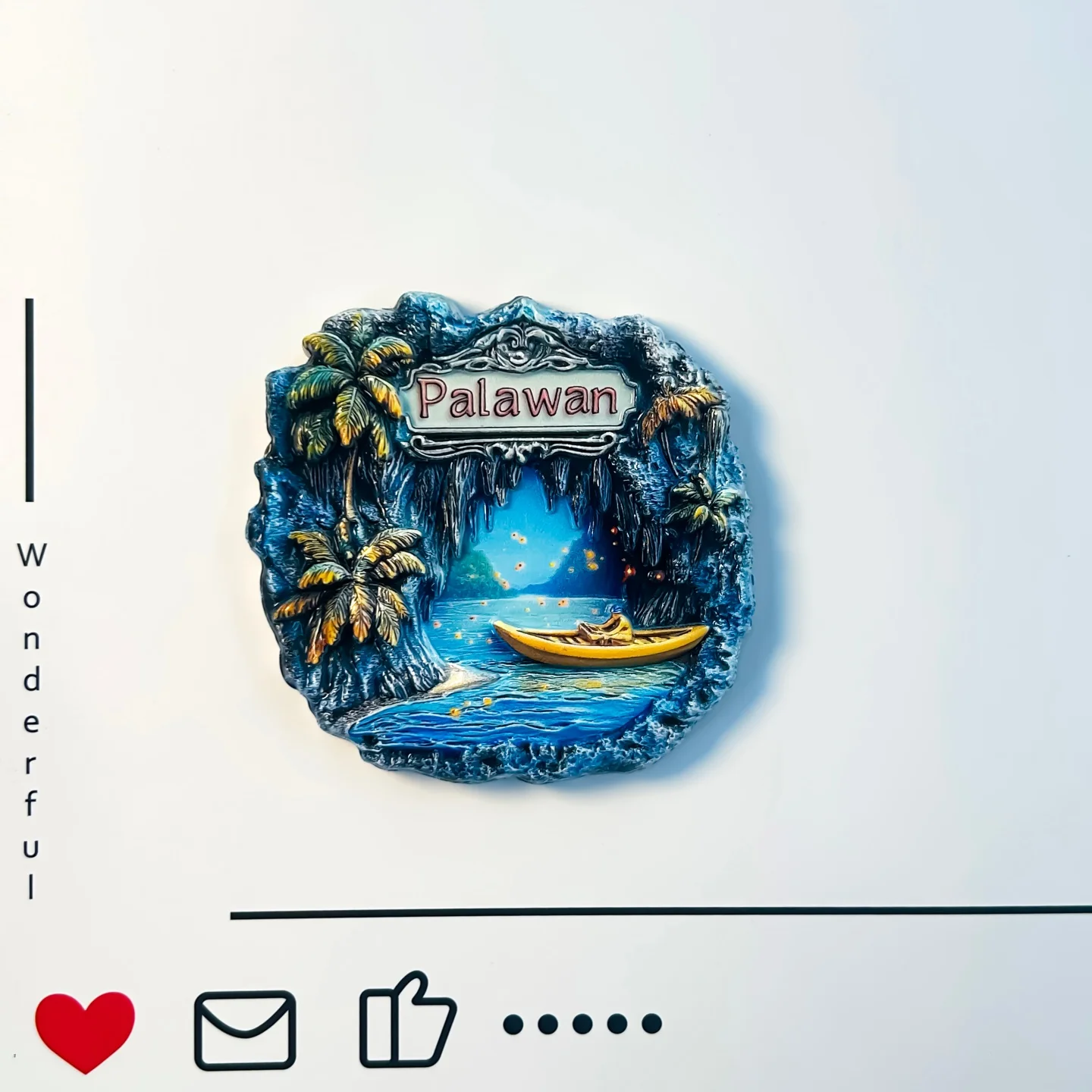 Philippines, Palawan, Unique Landscape, Prisza Underground River, National Park, Home Decor, Magnetic Stickers