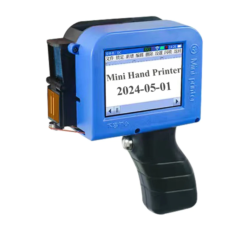 Imagem -02 - Portátil Mini Impressora Térmica Inkjet com Alça Removível Handheld Coder Código do Lote Data de Expiração 12.7 mm