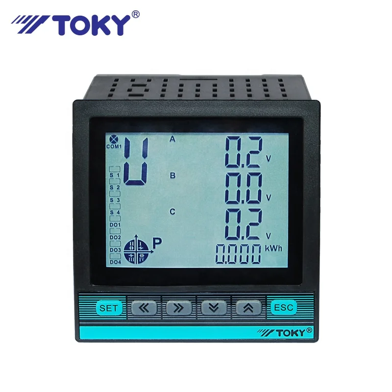

3 Phase Multi-function electric Lcd Display 3 phase 4 wire digital power meter with rs485 modbus