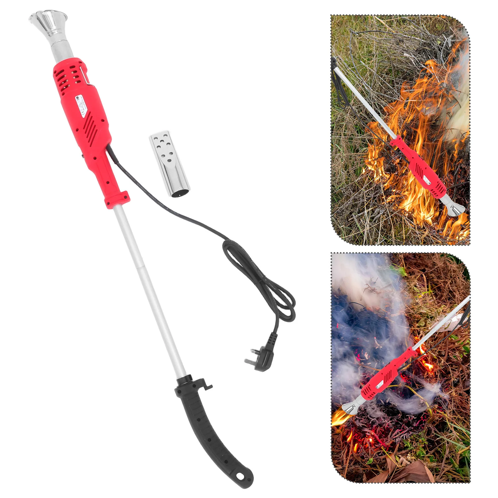 1Set Electric Weeders for Garden Ergonomic Handle Multifunctional Torch Bbq Igniter Charcoal Lighter Uk Plug Weed Burner