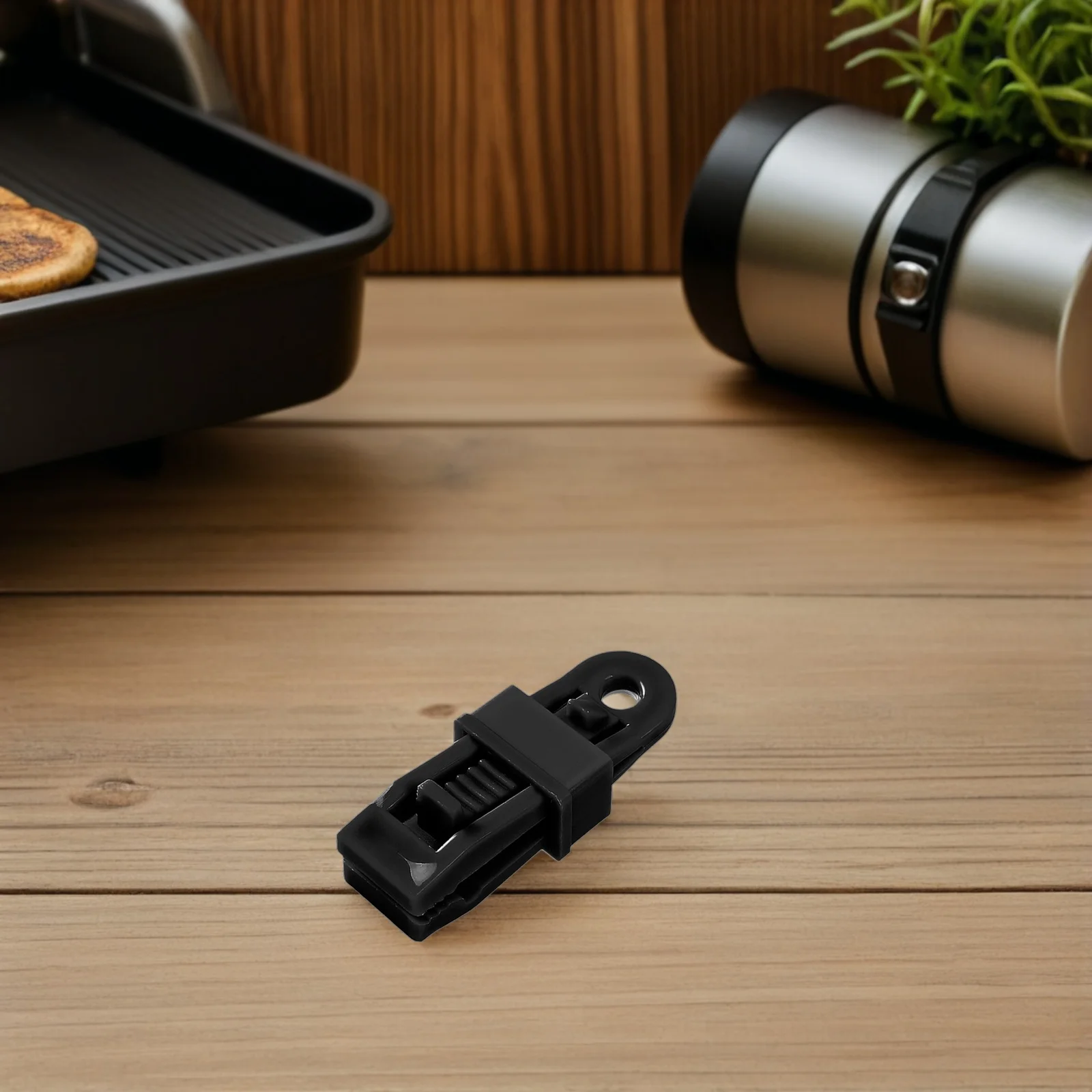 

24pcs Heavy Duty Tarp Clips Reusable Windproof Tent Awning Canopy Clips Durable Nylon For Camping Boat Cover Black