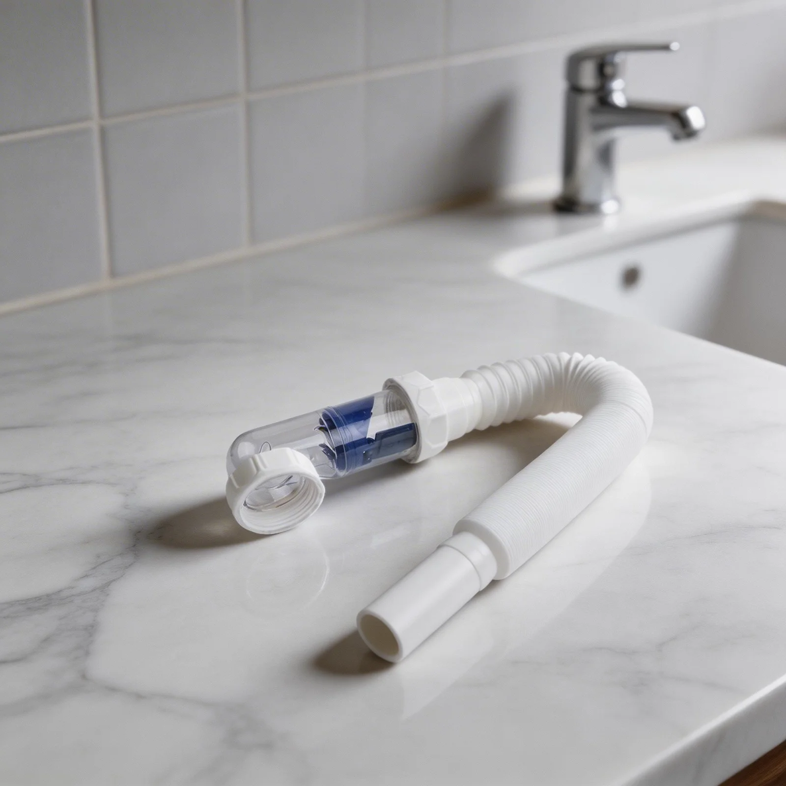 Sink Siphon Drain Pipe Siphon Drain Hose G1-1/2 Inch Sink Waste Water Pipe Extendible 28-88cm Home Retractable Drainage Tube