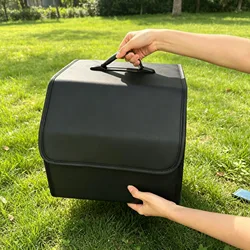 Storage Box PU Leather Multipurpose Collapsible Car Trunk Storage Organizer Car Trunk Organizer Stowing Tidying Auto Accessories