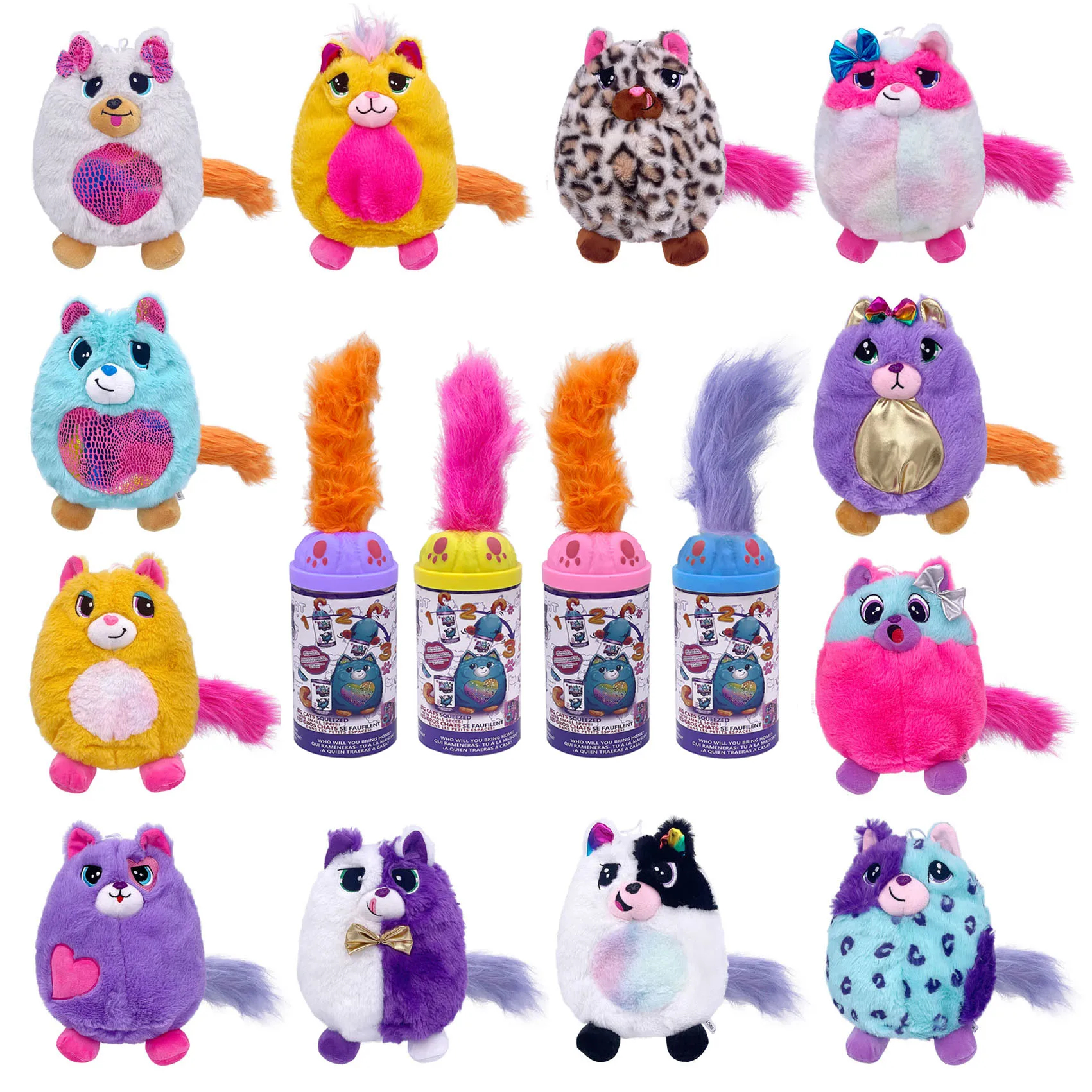 Nuevos juguetes de peluche Misfitens, muñecos de peluche Trixe Harper Muurphy, peluches sorpresa de Anime, juguetes para niños, regalos de cumpleaños, peluche de Navidad