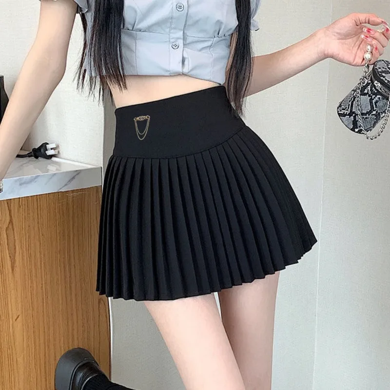 Sexy Women Pleated Skirts High Waist Summer Mini Skirts Korean Tennis Student Pink Designed Dance Skirt