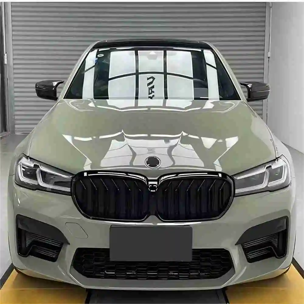 Facelift Black Aluminum Alloy Car Front Engine Bonnet Hood for B-MW 5 Series G30 G38 2017-2020 Upgrade to M5 CS 2023