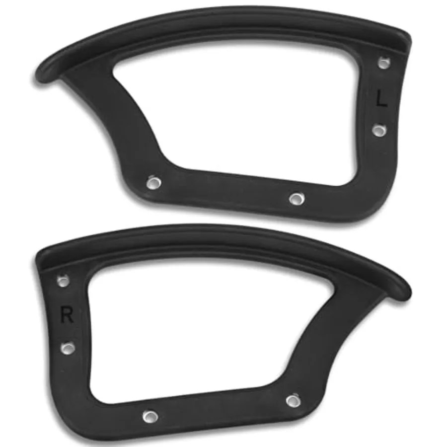 

Maitys 2 шт. сменные пластиковые кольца-держатели для подлокотников офисных кресел, запчасти для офисных и игровых кресел, подходят для рабочих столов