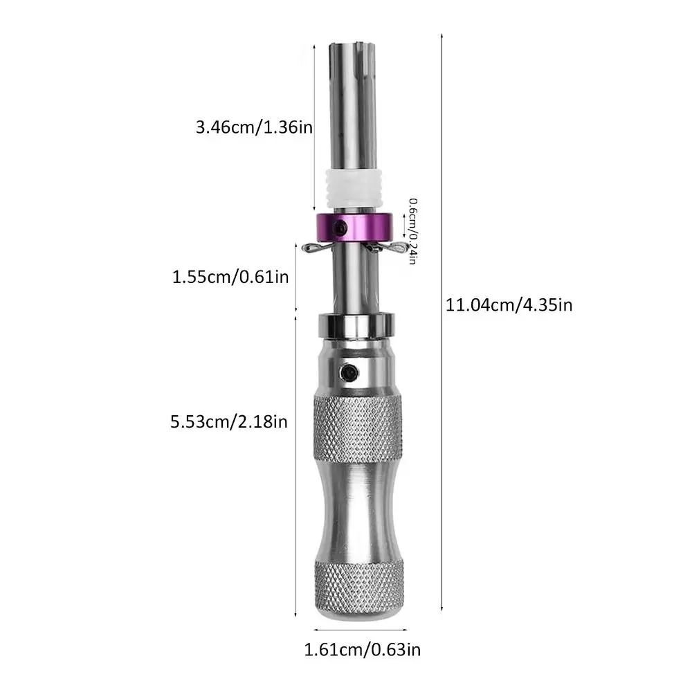 المحمولة أنبوبي قفل مجموعة الفولاذ المقاوم للصدأ اليد المستخدم دليل الختم المنتقى حلقة الختم هوك للمنزل سيارة طوقا