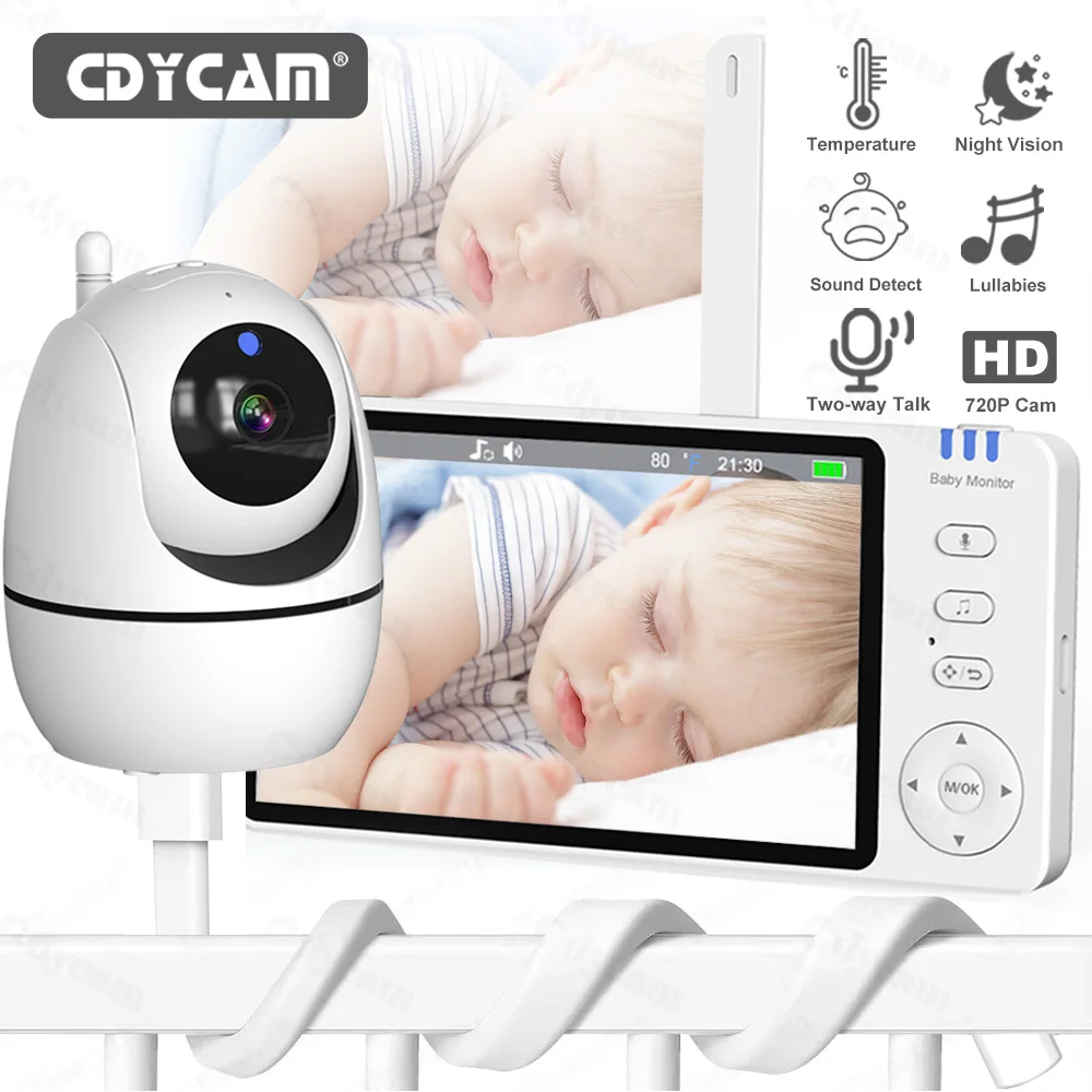 baby-monitor-video-con-telecamera-e-audio-display-da-5-pollici-senza-wifi-telecamera-per-bambini-con-funzione-pan-tilt-zoom-visione-notturna-comunicazione-bidirezionale