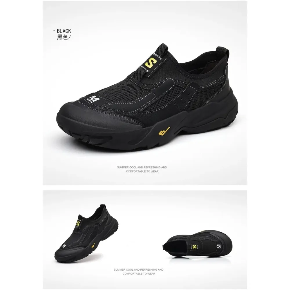 

Hot Sale Men's Trekking Shoes Rotary Buckle Climbing Hiking Shoes Men Non-slip Outdoor Sneakers for Man zapatos de senderismo