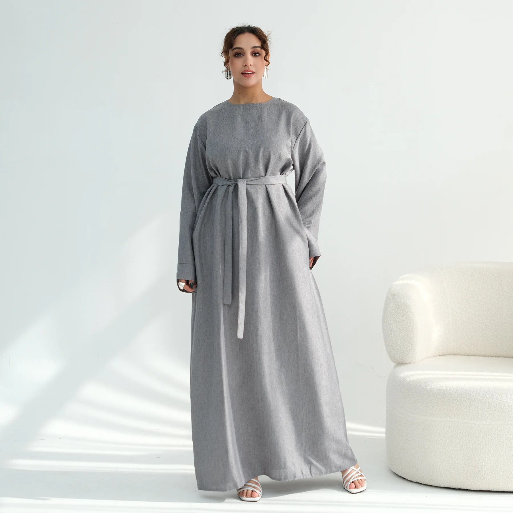 

Eid Mubarak Djellaba Women Muslim Maxi Dress Modest Abaya Dubai Kaftan Turkey Caftan Femme Musulmane Vestidos Islam Clothing