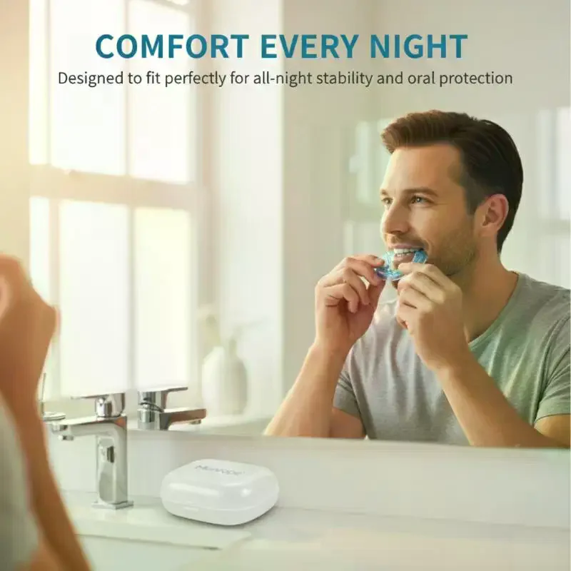睡眠補助用歯ぎしり防止マウスガード、夜間の歯ぎしりやいびき対 - Dental Guard Night のレビューと価格