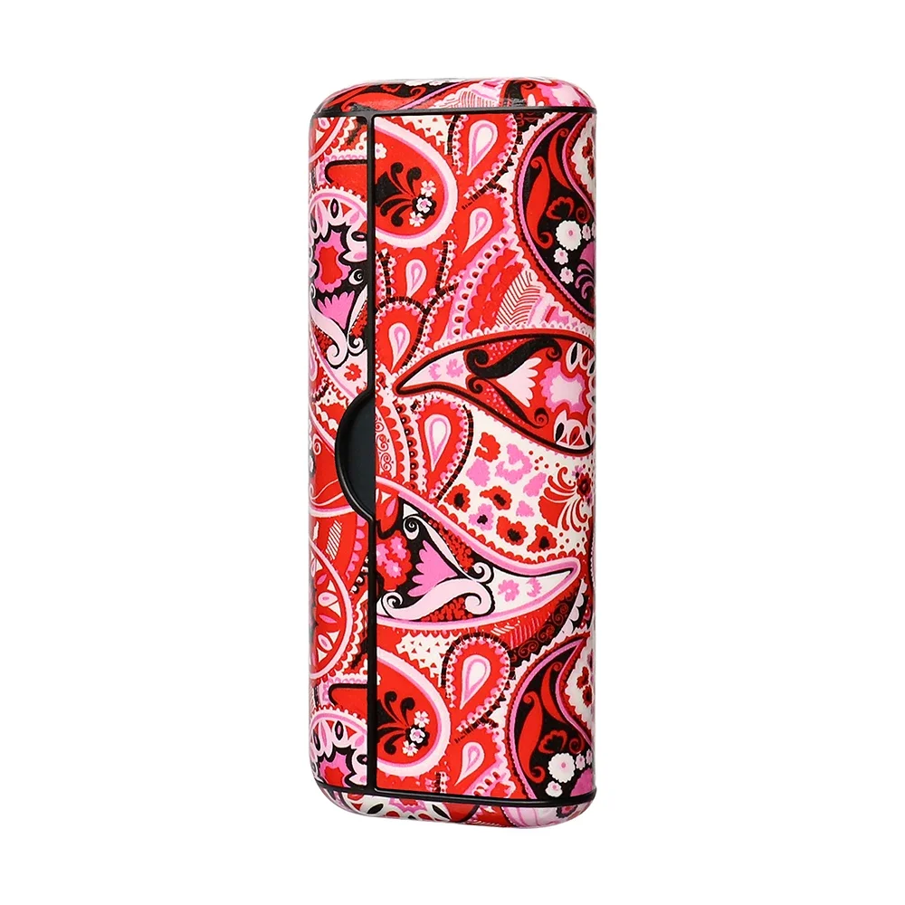 4 Colors Flower Leather Case for IQOS Iluma Prime Cover Bag Holder Pouch Protective Accessories