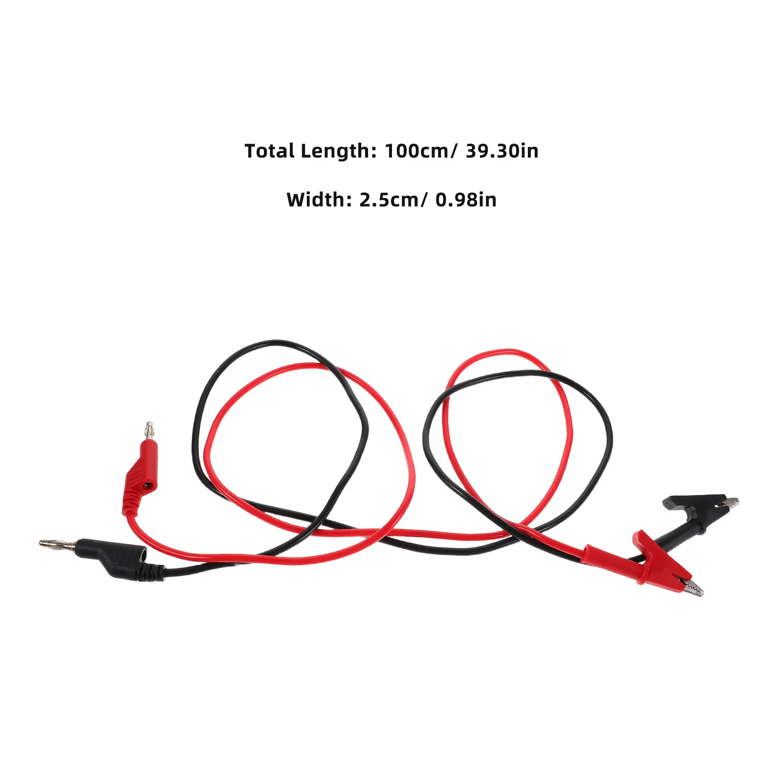 6 قطعة موصلات الاختبار الكهربائية الموز التوصيل التمساح كليب سلك اختبار الجهد المستقر لأدوات المختبرات اختبار قابس الموز