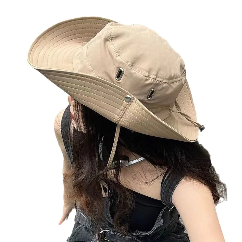 Camping Hiking Caps Waterproof Fisherman Beach Summer Men's Bucket Outdoor Women Hat Anti UV Protection Fishing Hat Headwear