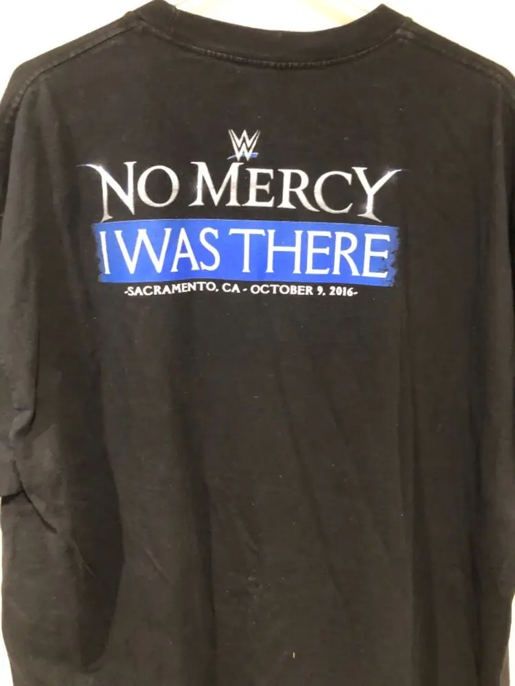 No Mercy 2016 “I Was There” AJ Styles Dean Ambrose John Cena T-Shirt