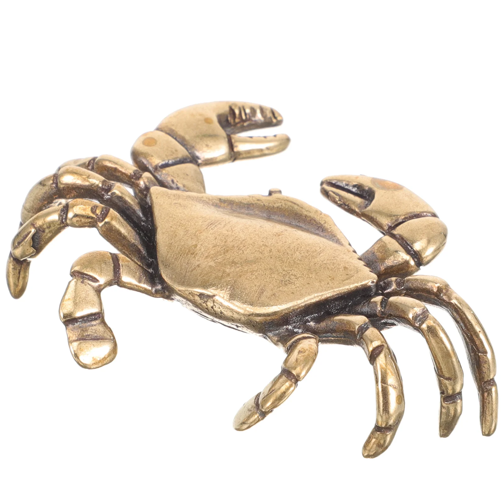 

Copper Crab Craft Sculpture Desk Shelf Decor Vintage Home Decoration Living Room Accessories