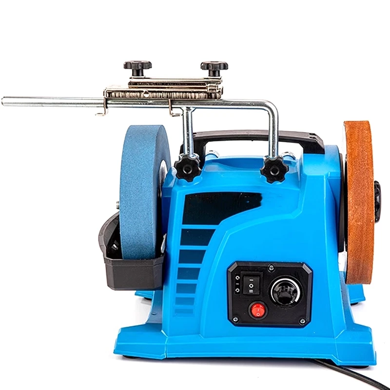110V/230V Water Cooling Knife Sharpener Machine Wet Stone with Engine Motor Gear Bearing Pump PLC-Core Components Included