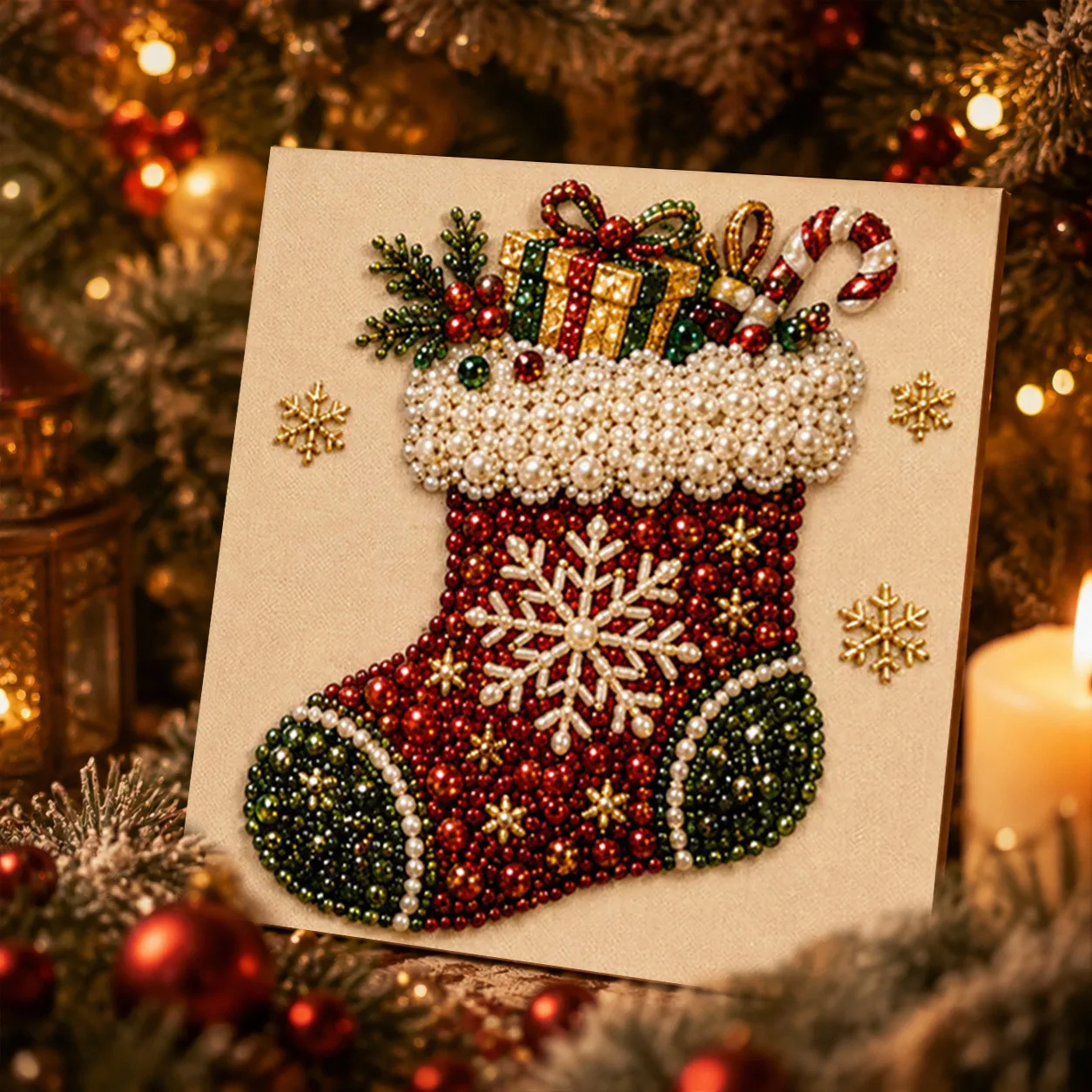 Christmas Diamond-Painting Kit - đánh giá và giá Art Craft Activities