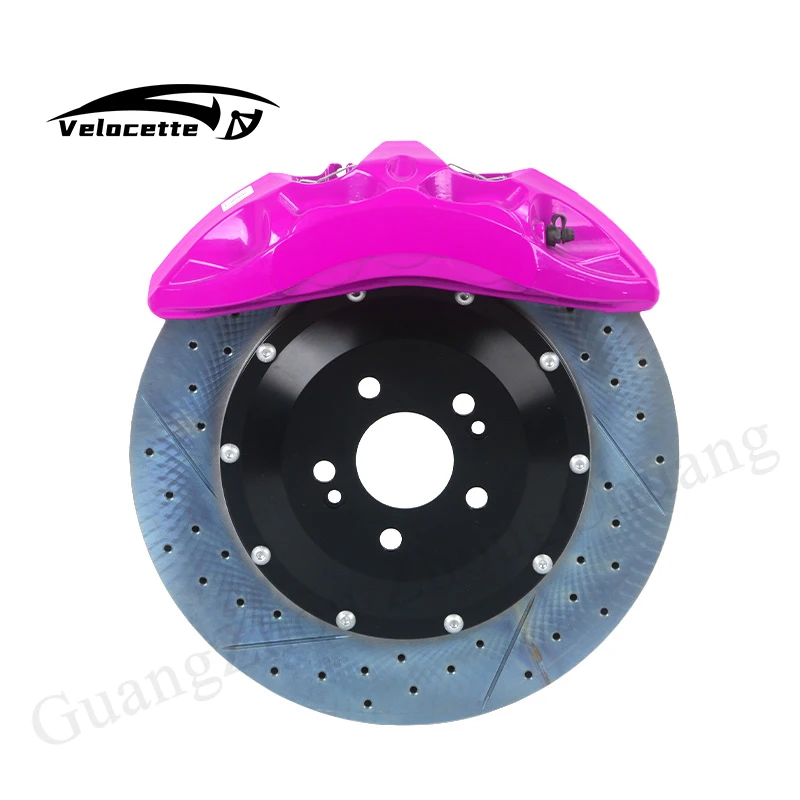 اكسسوارات السيارات الخارجية الجبهة الفرامل الفرجار 8N 10 بيستونز الجانب مكبح قرصي الفرجار الجمعية غطاء الفرجار تسلا نموذج Y