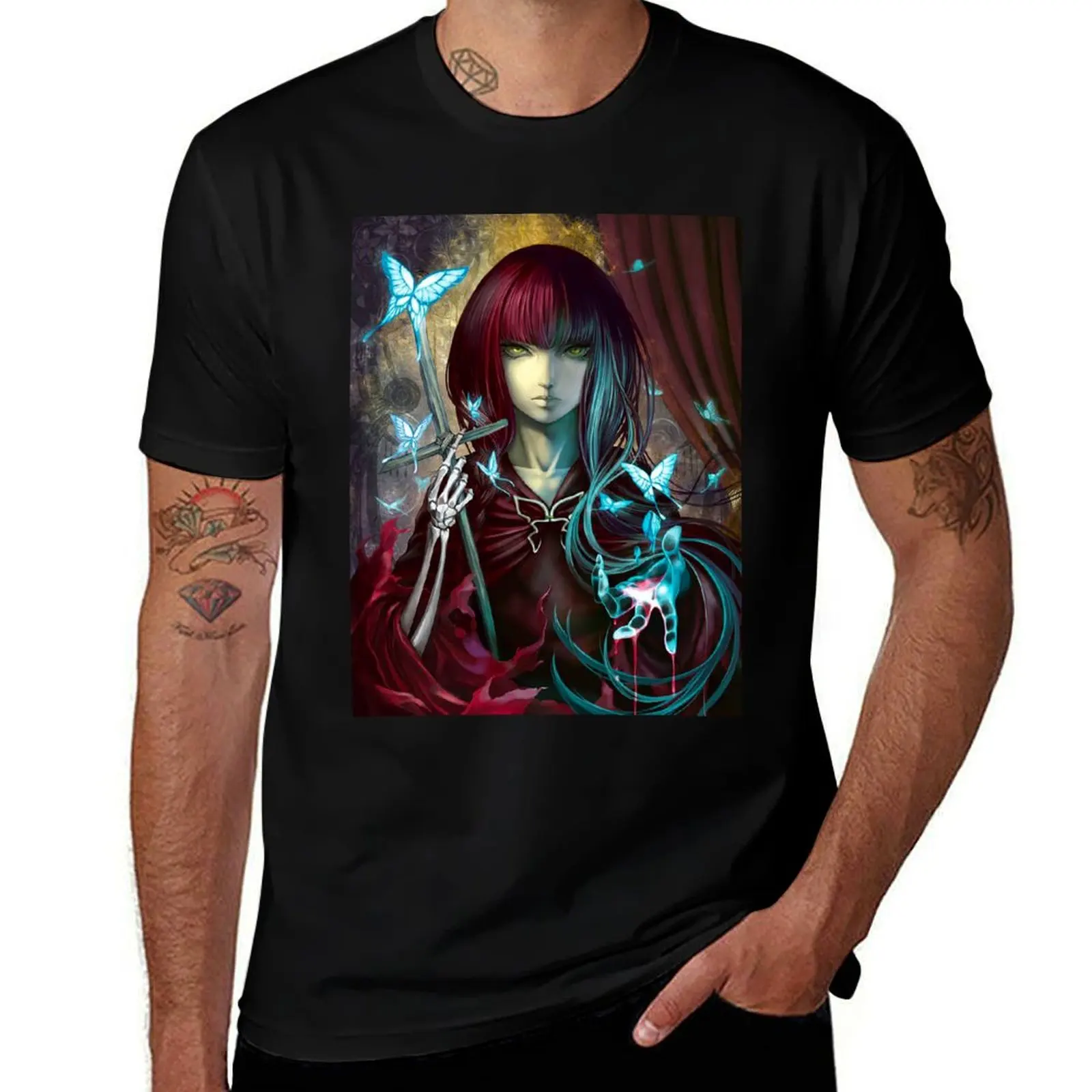 

Morgana (The House in Fata Morgana) T-Shirt man t shirt luxury t shirts for man slim fit man t shirts for men T-shirt