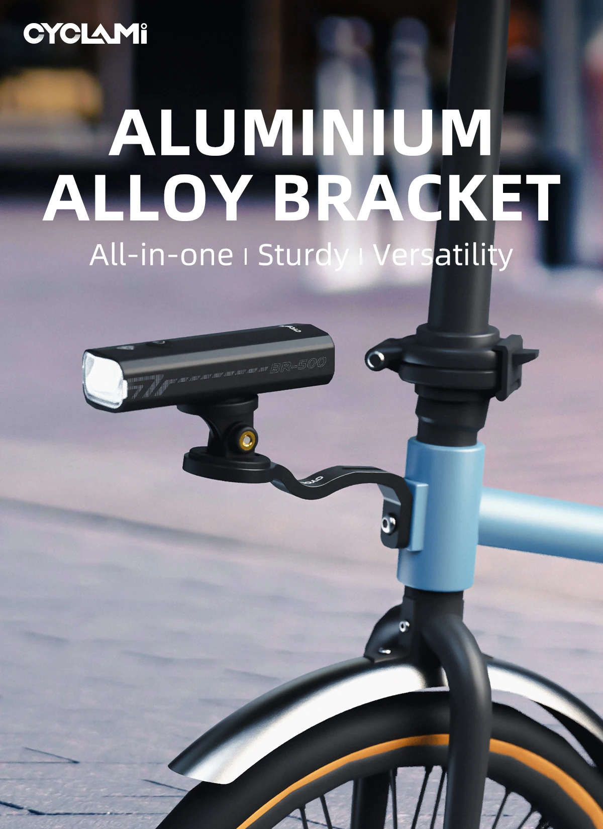 CYCLAMI S17 Scheinwerferhalterung Multifunktions-Verlängerungshalterung GoPro Sportkamera-Halterung Klappbare Fahrradhalterung – Detail 1