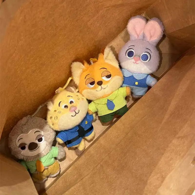 Disney Zootopia Series Judy Nick Rugzak Hanger Schattig Knuffel Sleutelhanger Decoratie Speelgoed Cartoon Anime Perifere Verrassingscadeau