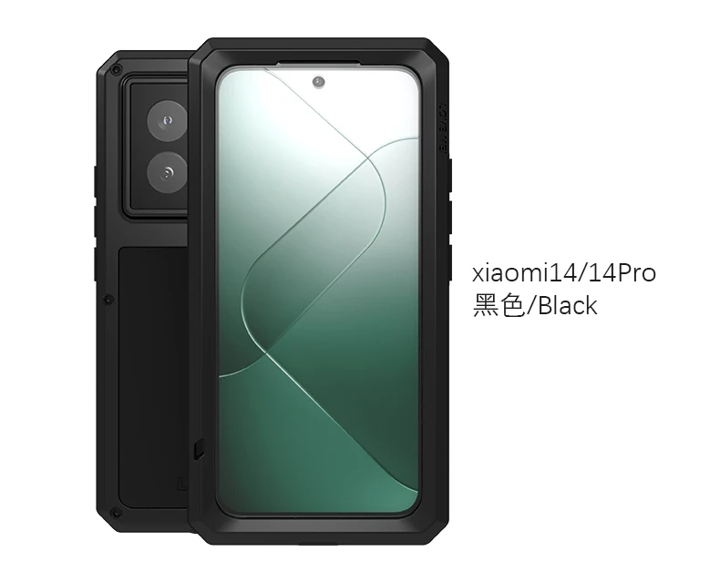 Imagem -06 - Mei-caixa de Telefone de Alumínio à Prova Dágua Capa Poderosa Original Xiaomi mi 14 13 11 10 M14 Pro Mi13 M10 Mi11 Amor