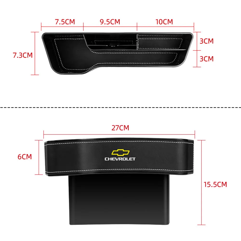 Car Seat Crevice Storage Organizing Boxs Auto Decoration Accessories For Chevrolet Cruze Lacetti SS Z71 Trax Sonic Spar Malibu