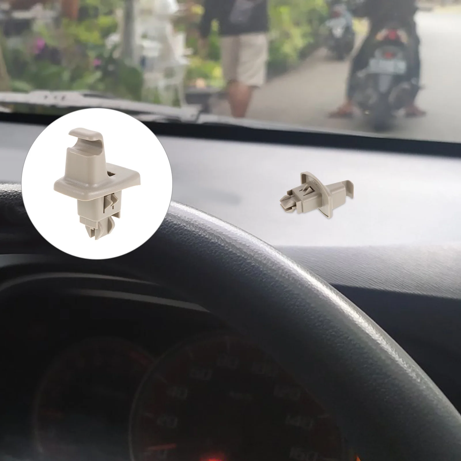 

Sun Visor Clip Retainer Holder Firm Hold Comfortable Driving Experience Car Interior Sunshade Repair Support Clamp Auto Vehicles