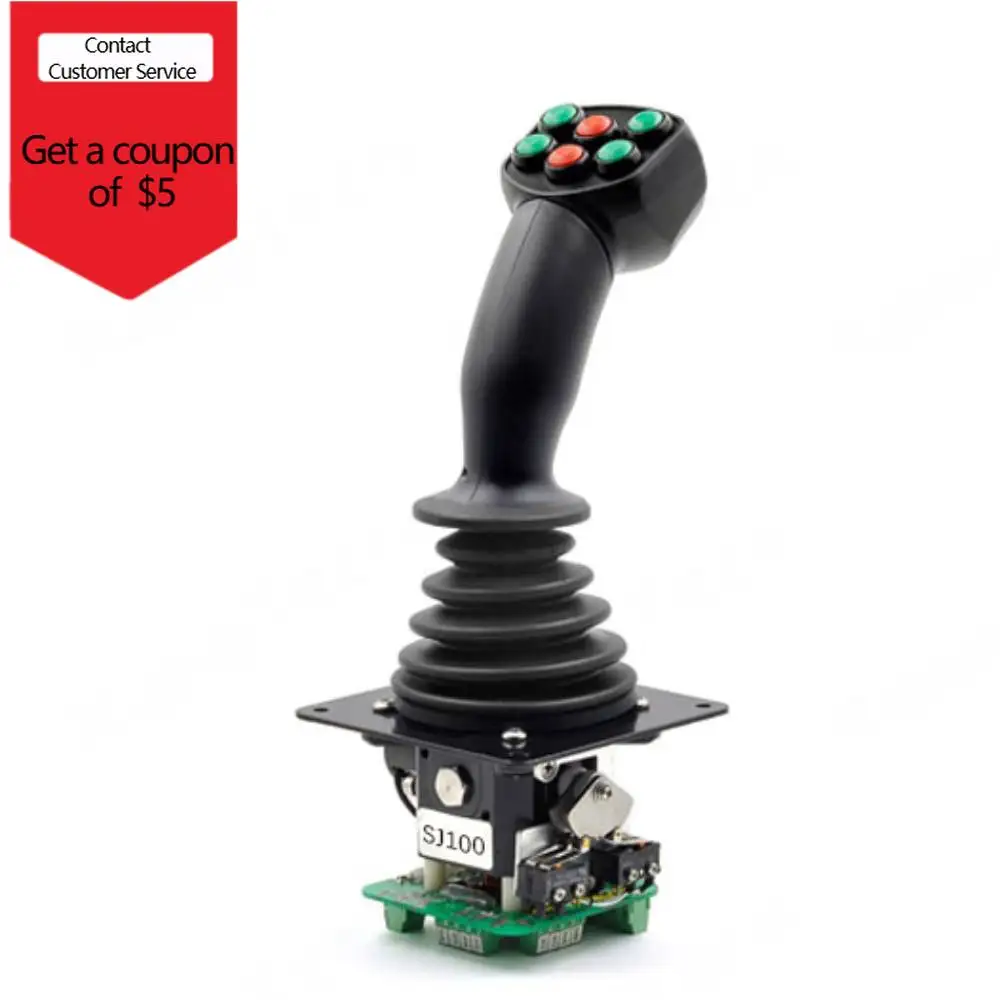 

Excavator/Crane Spare Parts Original Joystick Controller Industrial Single Axis Or Dual Axis Operating Joystick