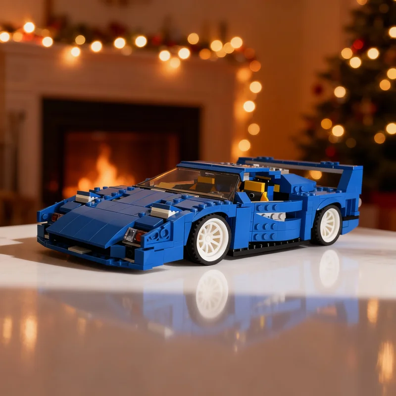 

578pcs MOC Creator 3 1 Ferrariesd Model Building Blocks Toy Construction Christmas Gifts DIY Idea Creative Education Brick