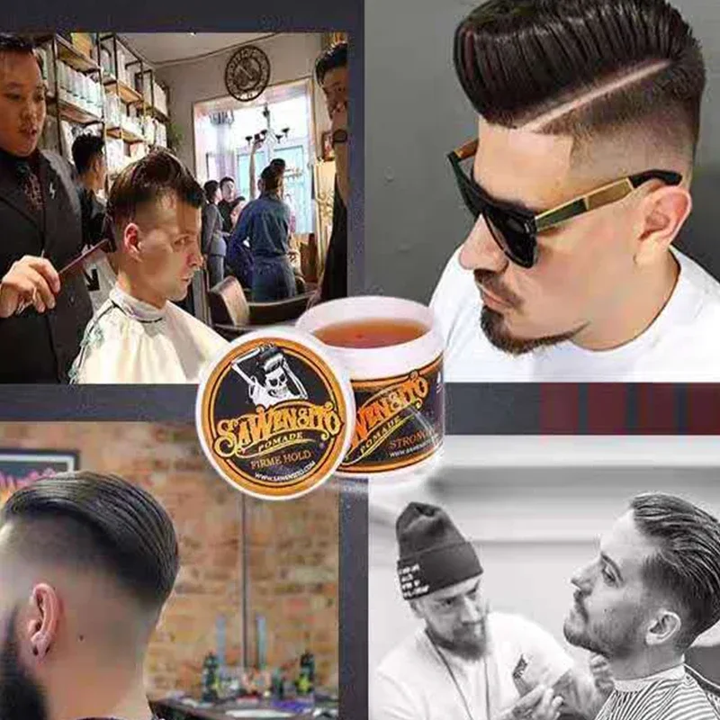 Original Hair Pomade Strong Style Restoring Pomade Hair Wax Skeleton Cream Slicked Oil Mud Keep Hair Men Oil