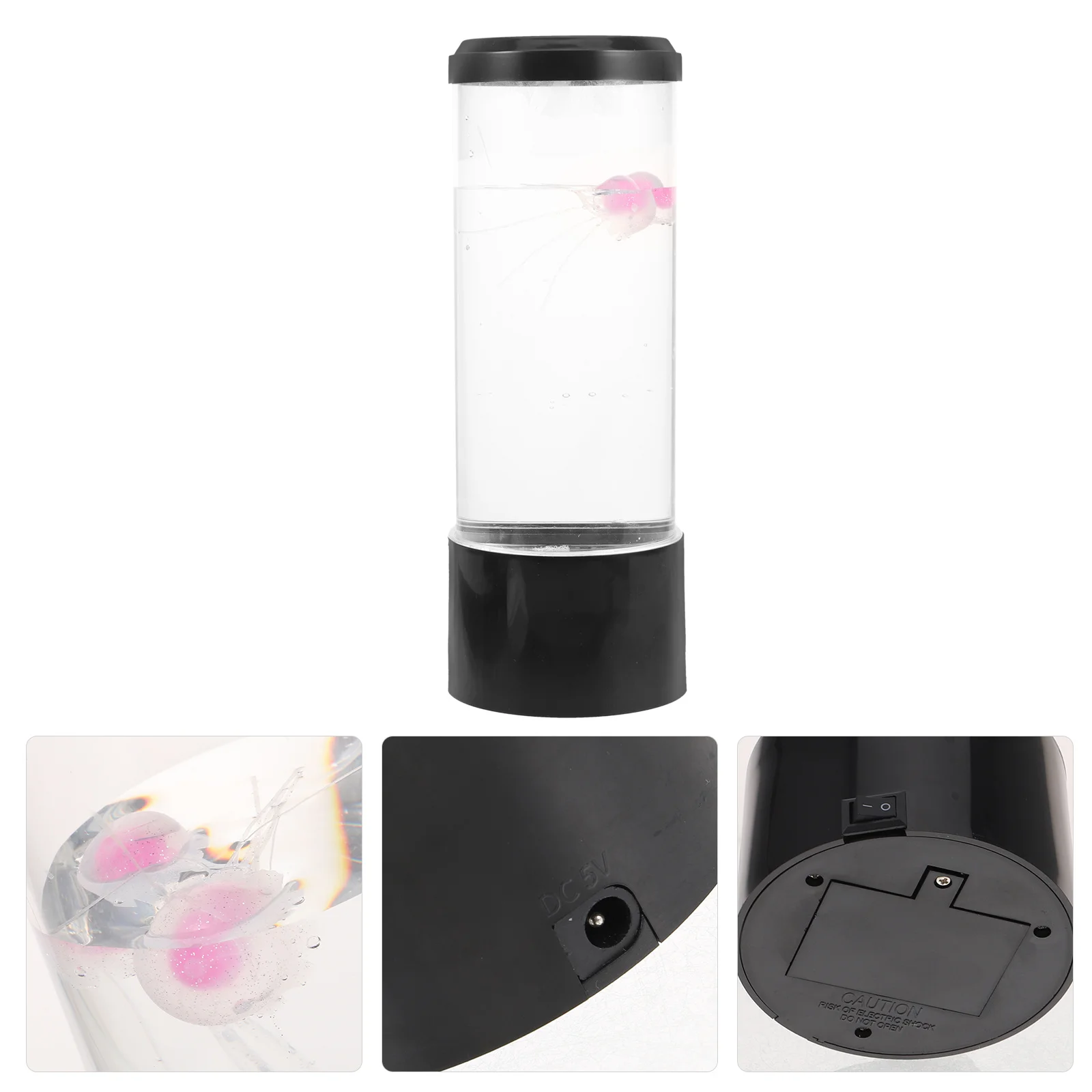 

Creative Jellyfish Night Lamp LED Warm Light Bedroom Side Table Decorative Lamp for Living Room Office Atmosphere