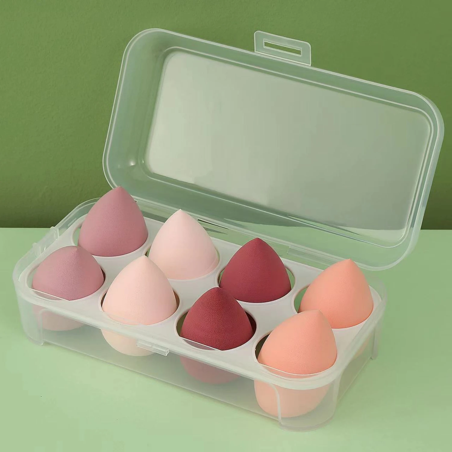 

Soft and Fluffy Beauty Egg Sponge for Gentle Application of Powder Puff Air Cushion Makeup - Premium Egg-Shaped Makeup Sponge an