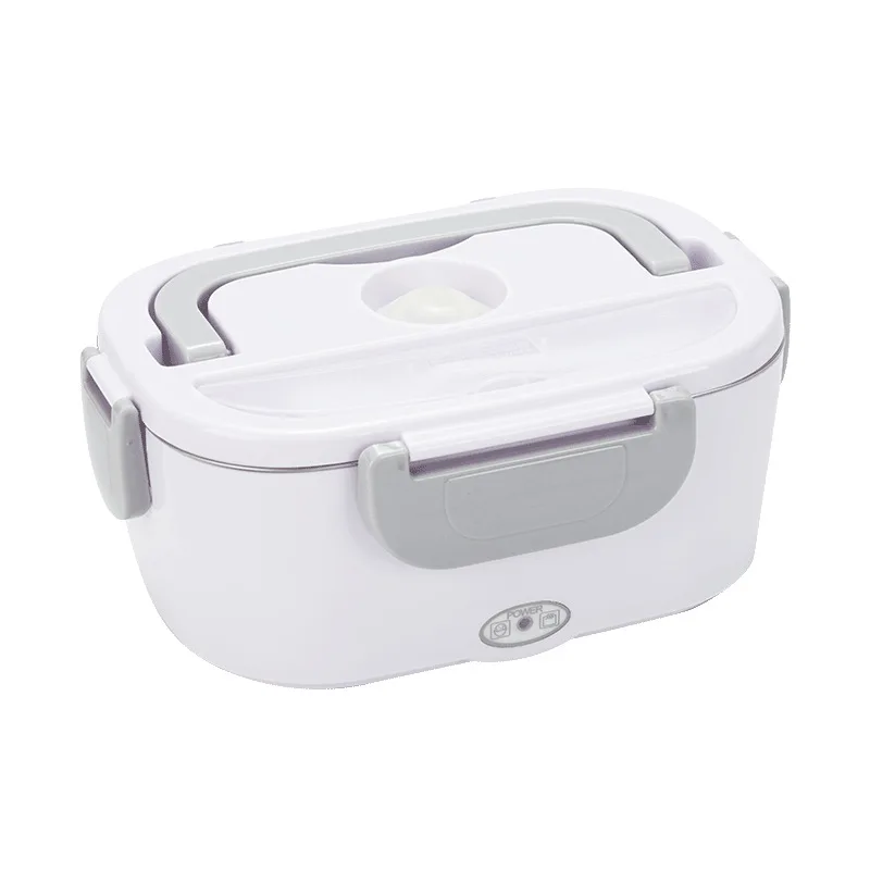 Electric Lunch Box Food Heating Fast Food Warmer Heater for Car Truck Home Portable Heating Box 1.5L Stainless Steel Meal Box