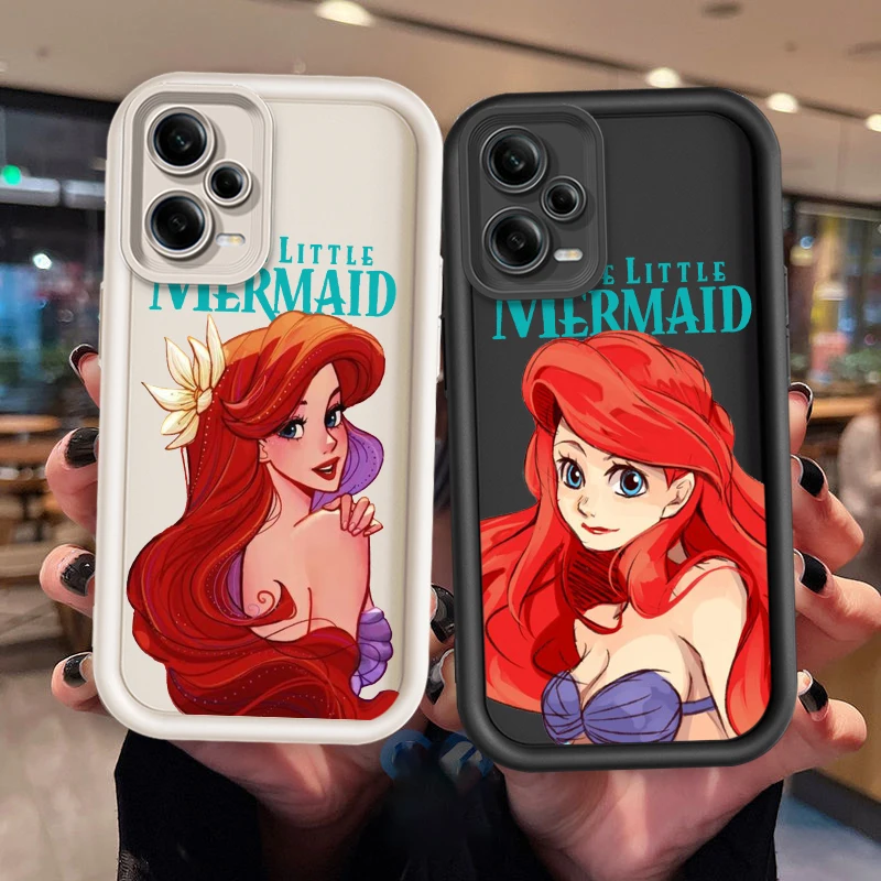 Disney The Little Mermaid Art Eye Ladder For Xiaomi Redmi Note 13 12 12C 11 11S 10 10C 10A 9C 9A Pro 5G TPU Phone Case