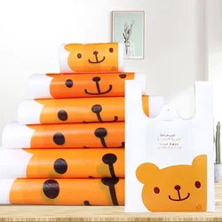 50 Pcs plastic Bag Cute Tote Bag Convenience Storeb Cartoon Gift with Bag Gift Bag Bundle Retail Bags Shopping Bags with Handles
