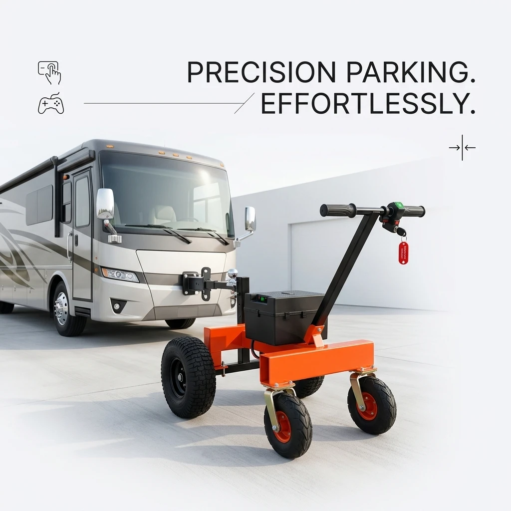 Electric Trailer Mover, 3000KG 7000LBS Power Hitch, 800W Motorized Jockey Wheel, Heavy Duty Tool for Boat Caravan Use