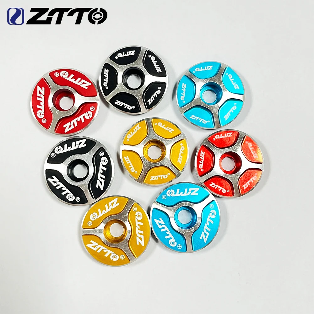 AliExpress ZTTO Bicycle Headset Stem Fork Top Cap 1-1/8" Threadless Headset Parts MTB Road Bike Aluminum Cover Headset Stem Screw M6x30mm