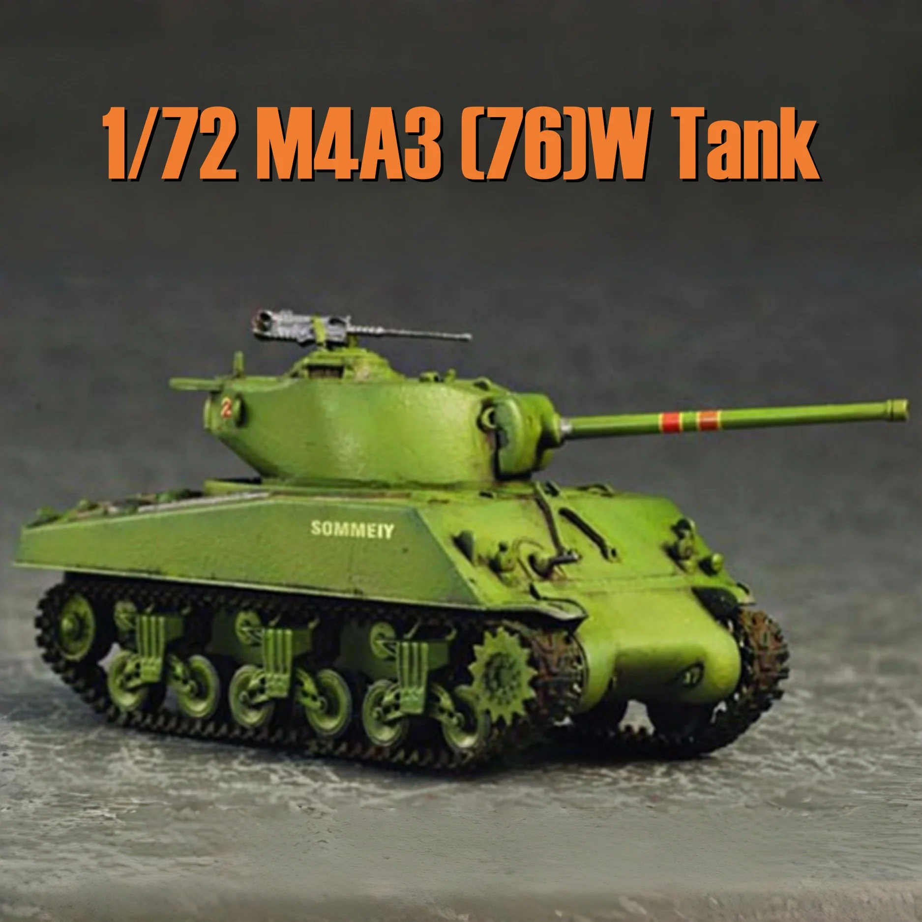 

TRUMPETER 1/72 M4A3 76 (W) Sherman Танк Пластиковая сборка Модель головоломки