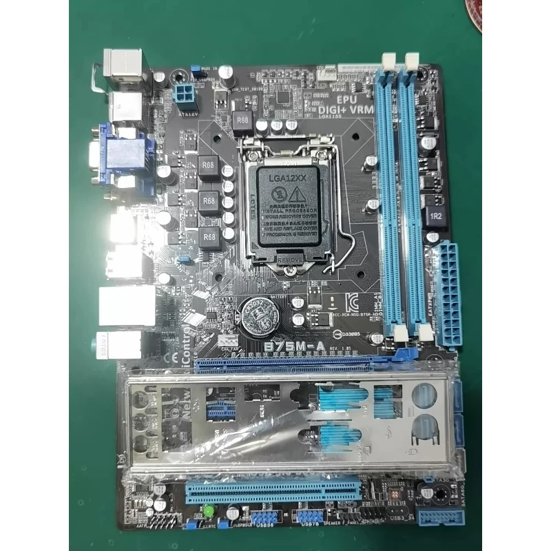 Used for ASUS B75M-A LGA1155 Desktop Motherboard Full Functional Tested Working