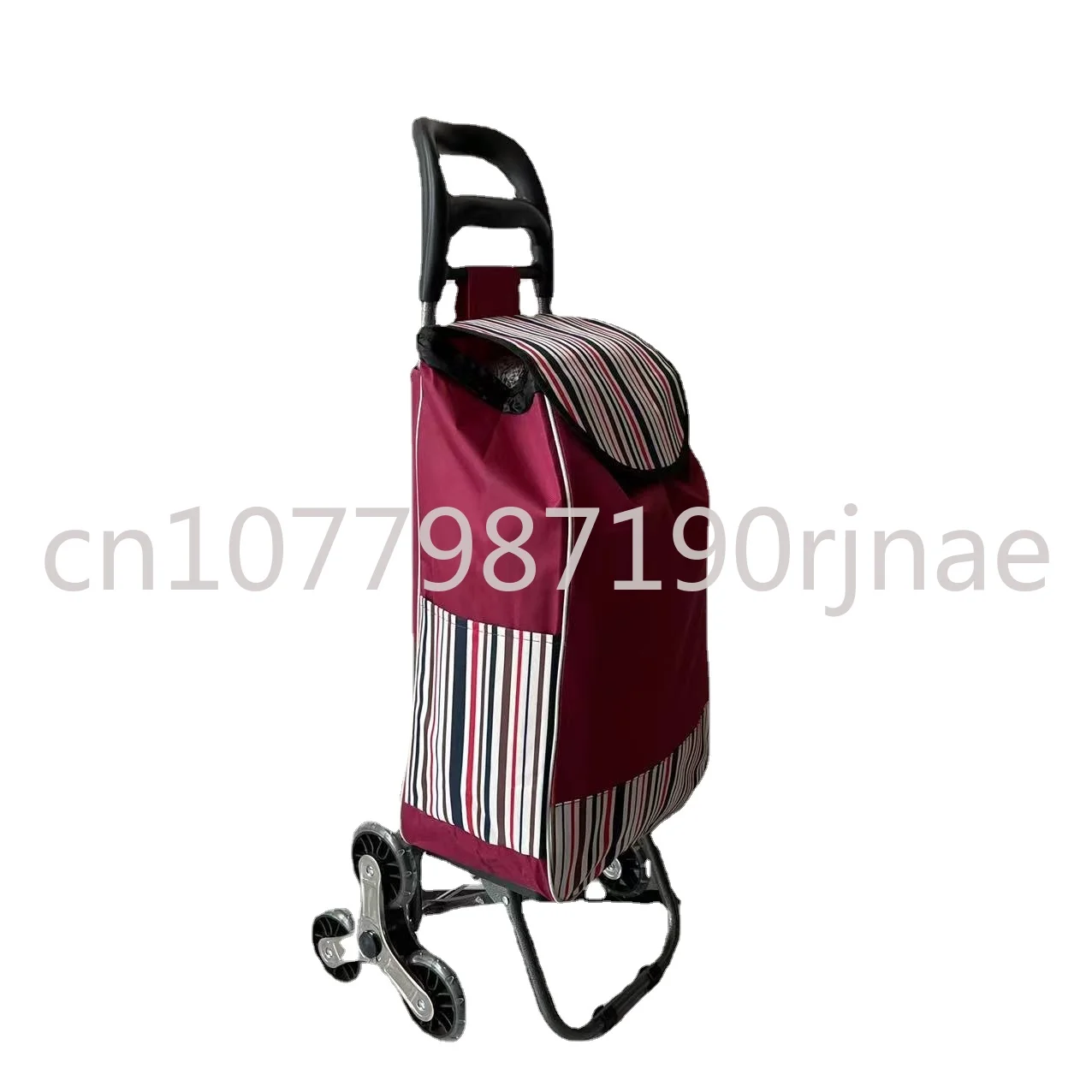 Folding Wagon  트롤리 Grocery Shopping Cart Stair Climbing Home Luggage Trailer Portable  Trolley