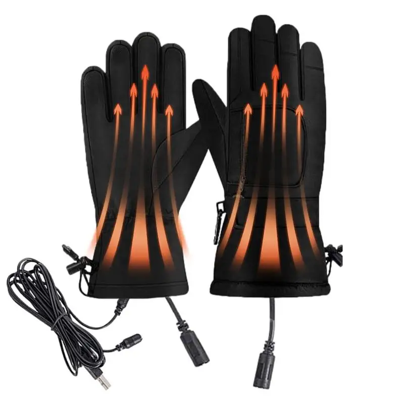 

Heated Handlebar Muffs Waterproof Electric Heating Handle Windproof Motorcycle Handlebar Gloves Touchscreen Heating Grip Winter