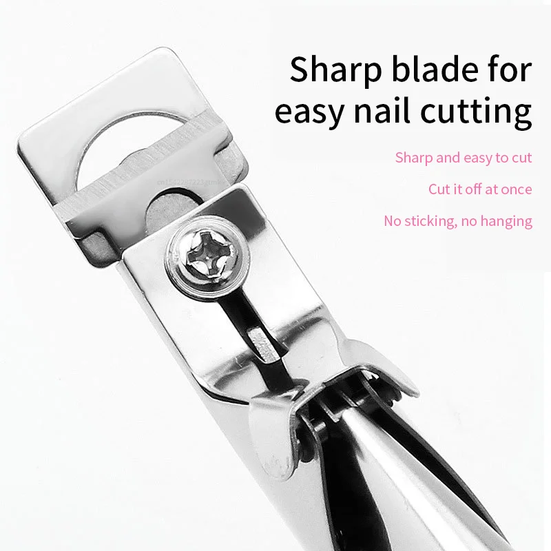 Fake Nail Cutter Type U Word False Tips Professional Nail Clippers Straight Edge Cutters Manicure Pliers Guillotine Nail Capsule