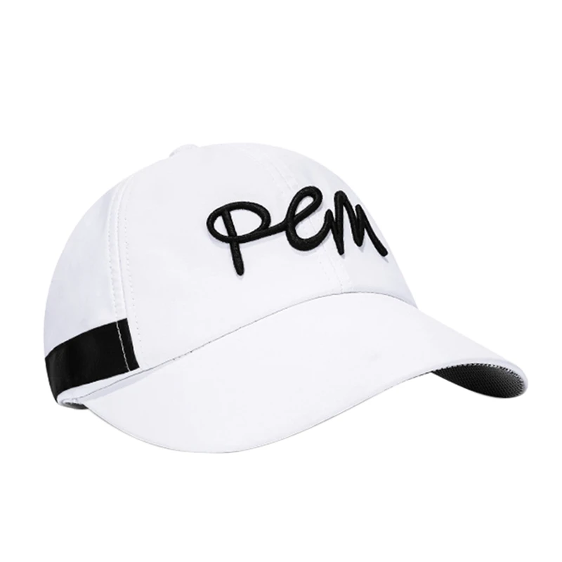 

NEW-PGM Women Golf Cap Summer Sunscreen Hat For Women Bowknot Sun Visor Uv Protection Breathable Golf Baseball Cap