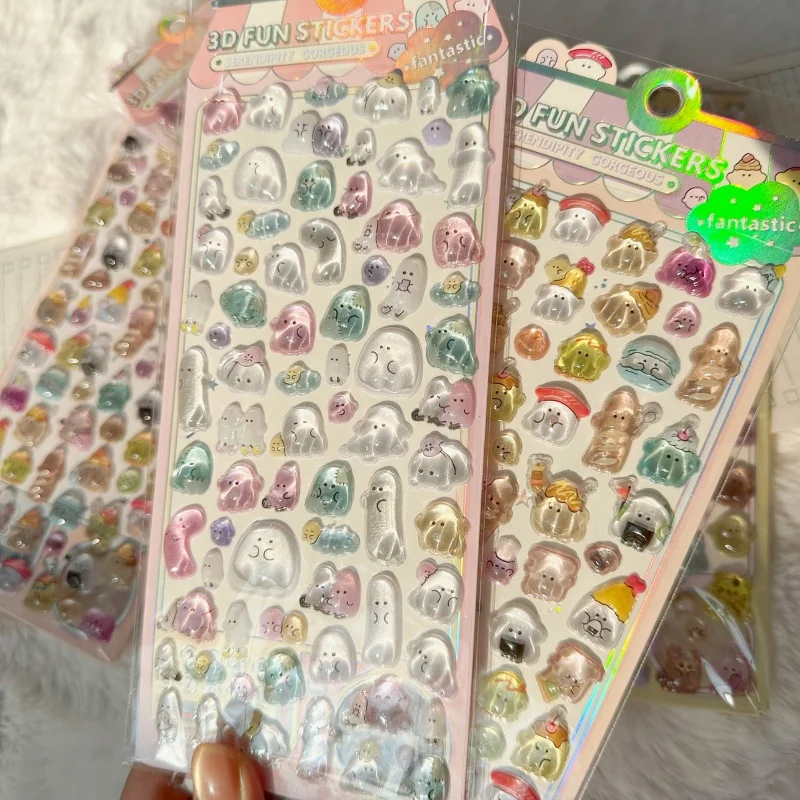 

1 шт. Самая продаваемая 3D-наклейка «Йо-йо» с рельефным кристаллом для детей — мультяшная наклейка «Сделай сам» для телефона и фотоальбома